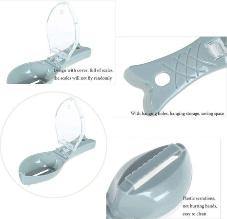 Set 3pz Squamatore Pesci Raschietto Plastica Squame Pesce Casa Cucina Ristorante Casa, arredamento e bricolage > Cucina > Utensili Cucina Trade Shop italia - Napoli, Commerciovirtuoso.it