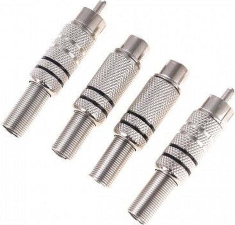 Set 4 Adattatori Audio Video Cavo Coassiale Connettori Bnc Rca Da Avvitare Av-28 Commercio Industria e Scienza/Impianti elettrici/Cablaggio e collegamenti/Cavi sfusi/Cavi coassiali Trade Shop italia - Napoli, Commerciovirtuoso.it