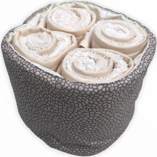 Set 4 Asciugamani Lavette Con Cestino 30x30 Cm 100% 450g Spugna Di Cotone per Bagno, Idea Regalo Casa e cucina/Bagno/Biancheria da bagno/Asciugamani/Set di asciugamani La Bottega del Risparmio - Bari, Commerciovirtuoso.it