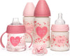 Set 4 Biberon + Ciuccio Suavinex Infinite Love Rosa Prima infanzia/Allattamento e pappa/Allattamento con biberon/Set di biberon La Casa Del Bebè - Napoli, Commerciovirtuoso.it