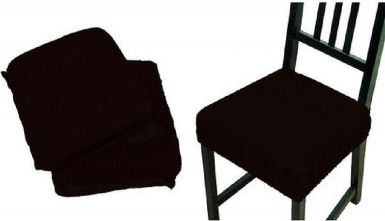 SET 4 COPRISEDIA CUSCINI MARRONE ELASTICA CUSCINO SEDIE IMBOTTITO SFODERABILE Casa e cucina/Tessili per la casa/Fodere/Fodere coprisedia Trade Shop italia - Napoli, Commerciovirtuoso.it