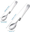 Set 4 Cucchiaini Piegati in Acciaio da Marmellata, Caffe, Long Drink Casa e cucina/Stoviglie/Posate/Cucchiai e cucchiaini/Cucchiai speciali/Cucchiaini da caffè Liquidator Italia - Nicosia, Commerciovirtuoso.it