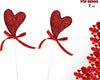 Set-4-Cuori-Glitterati-In-Polistirolo-Spillone-Con-Stand-7cm-San-Valentino-68300