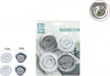 Set-4-Filtri-Lavello-Cucina-Bagno-Doccia-Scarico-Lavandino-40104-Plastica-Acciaio