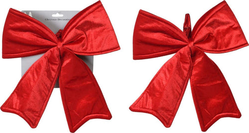 Set 4 Fiocchi in Velluto Rosso Fuoco per decorazioni Interne ed Esterne 30 x 34 cm Casa e cucina/Decorazioni per interni/Addobbi e decorazioni per ricorrenze/Decorazioni natalizie/Fiocchi e nastri MagiediNatale.it - Altamura, Commerciovirtuoso.it