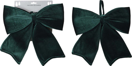 Set 4 Fiocchi in Velluto Verde per decorazioni Interne ed Esterne 30 x 34 cm Casa e cucina/Decorazioni per interni/Addobbi e decorazioni per ricorrenze/Decorazioni natalizie/Fiocchi e nastri MagiediNatale.it - Altamura, Commerciovirtuoso.it