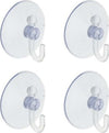 Set-4-Ganci-Appendini-A-Ventosa-Trasparenti-Per-Casa-Bagno-Cucina