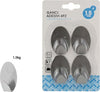Set-4-Ganci-Appendini-Adesivi-Parete-Casa-Cucina-Bagno-Attaccapanni-Ovali-59662