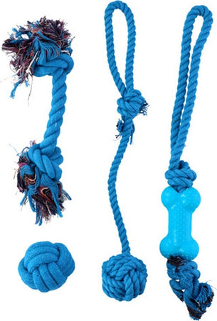 Set 4 Giocattoli Cani Corda Palla Pallina Giocattolo Cane Da Masticare 4 Colori Prodotti per animali > Prodotti per Cani > Giocattoli Trade Shop italia - Napoli, Commerciovirtuoso.it