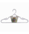 Set 4 Grucce Stampelle Plastica Trasparente Appendiabiti Vestiti Pantaloni 87003