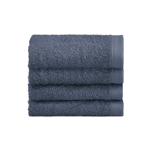 Biancoperla Set 4 Lavette in Spugna di Cotone Tinta Unita - Perla