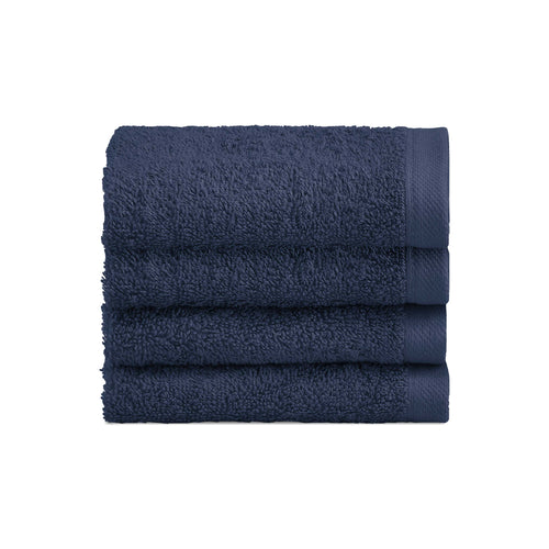 Biancoperla Set 4 Lavette in Spugna di Cotone Tinta Unita - Perla