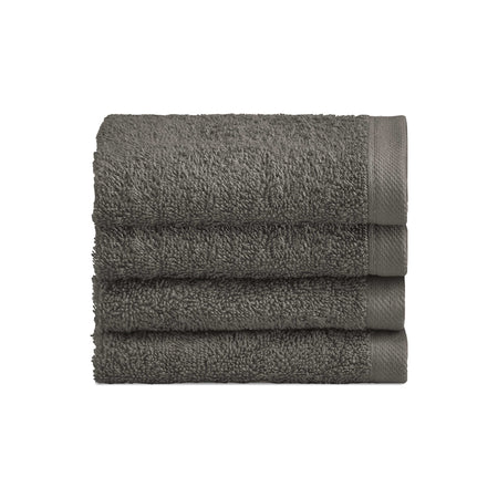 Biancoperla Set 4 Lavette in Spugna di Cotone Tinta Unita - Perla