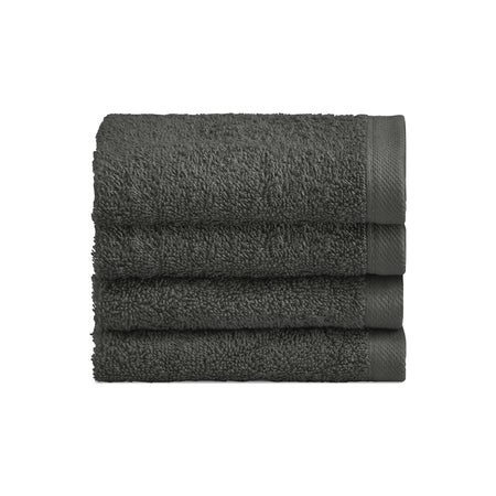 Biancoperla Set 4 Lavette in Spugna di Cotone Tinta Unita - Perla