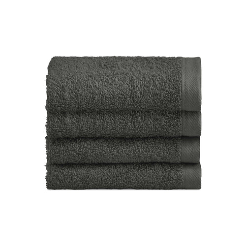 Biancoperla Set 4 Lavette in Spugna di Cotone Tinta Unita - Perla