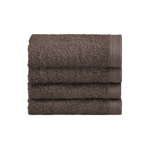 Biancoperla Set 4 Lavette in Spugna di Cotone Tinta Unita - Perla