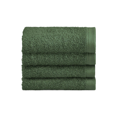 Biancoperla Set 4 Lavette in Spugna di Cotone Tinta Unita - Perla