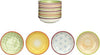 Set 4 Mini Ciotoline Decorazione Righe Ard' Time Casa e cucina/Stoviglie/Piatti ciotole e vassoi/Ciotole/Insalatiere Scontolo.net - Potenza, Commerciovirtuoso.it