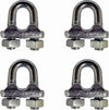 Set-4-Morsetti-Morsetto-Ferma-Serra-Fune-10mm-In-Acciaio-Inossidabile-Ferramenta