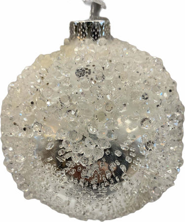 Set 4 Palline in vetro bianco cangiante con gemme per albero di natale sfera natalizia particolare Casa e cucina/Decorazioni per interni/Addobbi e decorazioni per ricorrenze/Decorazioni natalizie/Addobbi e decorazioni/Palle e palline MagiediNatale.it - Altamura, Commerciovirtuoso.it