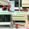 SET 4 PATTINI SLITTANTI SPOSTA PESO X MOBILI ED ELETTRODOMESTICI 150KG Fai da te/Ferramenta/Fissaggi per mobili/Rotelle Zencoccostore - Formia, Commerciovirtuoso.it