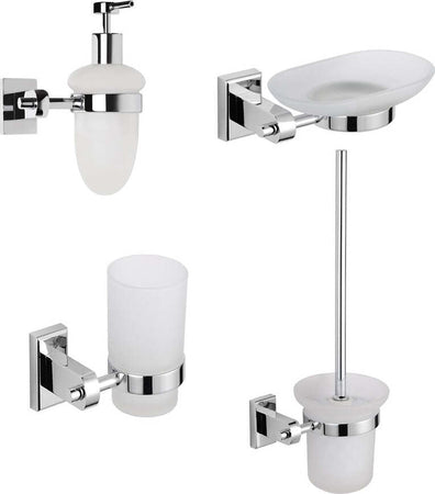 Set-4-Pezzi-Accessori-da-Bagno-Iris-010-Ottone-Cromato