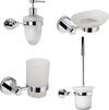 Set 4 Pezzi Accessori da Bagno Margherita 010 Ottone Cromato Casa e cucina/Bagno/Accessori per il bagno/Dosatori e porta accessori/Dosatori per sapone liquido Ogomondo - Martina Franca, Commerciovirtuoso.it