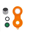 Set 4 Pezzi Aeratore Per Rubinetti F22 In Abs Filtro Rompigetto Con Chiave 59034