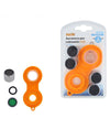 Set 4 Pezzi Aeratore Per Rubinetti F22 In Abs Filtro Rompigetto Con Chiave 59034