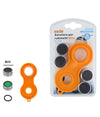 Set 4 Pezzi Aeratore Per Rubinetto M24 In Abs Filtro Rompigetto Con Chiave 59033