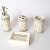 Set 4 Pezzi Bagno Cerchi Colorati Esy_52100 Ceramica Dispenser Sapone Spazzolini Set da Bagno Trade Shop italia - Napoli, Commerciovirtuoso.it