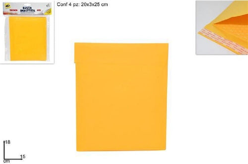 Set 4 Pezzi Buste Imbottite Misura 15x18cm Spedizioni Postali Lettere Bolle Aria Casa, arredamento e bricolage > Prodotti per Ufficio > Scatoli e Imballaggi Trade Shop italia - Napoli, Commerciovirtuoso.it