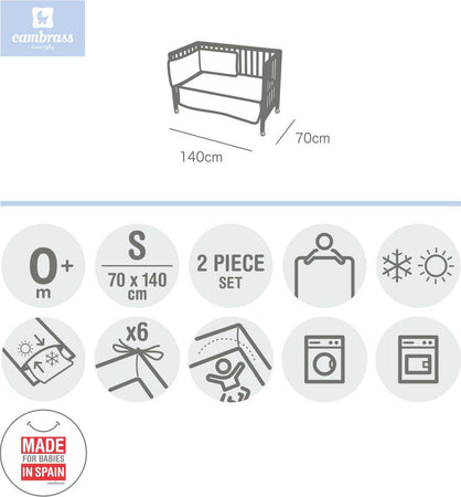 Set 4 Pezzi .Federa Piumone 70 Astra Azzurro 110X170X3 Cm Casa e cucina/Tessili per la casa/Biancheria per culle e lettini/Biancheria bimbi/Completi da lettino La Casa Del Bebè - Napoli, Commerciovirtuoso.it