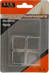 Set 4 Pezzi Gommini Biadesivo Trasparente Protezione Quadrati 25 X 25 Mm 66104 Casa, arredamento e bricolage > Bricolage e fai da te > Minuteria Trade Shop italia - Napoli, Commerciovirtuoso.it