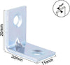 Set 4 Pezzi Lastrine Lastrina Ad Angolo?20x20x15x2mm Con Viti Per Mobili 57109 Fai da te/Ferramenta/Chiodi viti ed elementi di fissaggio/Staffa Trade Shop italia - Napoli, Commerciovirtuoso.it