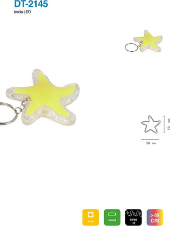 Set 4 Pezzi Mini Torcia Led Portachiavi A Forma Di Stella Tascabile 50mm Dt-2145 Casa, arredamento e bricolage > Bricolage e fai da te > Torce Trade Shop italia - Napoli, Commerciovirtuoso.it