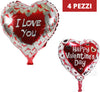 Set 4 Pezzi Palloncini Cuori I Love You Gonfiabili Addobbi San Valentino Festa Casa e cucina/Hobby creativi/Materiali per hobby creativi/Forniture per feste/Articoli per feste e compleanni per adulti/Decorazioni/Palloncini Trade Shop italia - Napoli, Commerciovirtuoso.it