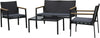 Set-4-Pezzi-Salotto-da-Esterni-con-2-Sedie,-Divano-e-Tavolino-Mobili-da-Giardino-in-Rattan-e-Acciaio-Nero-860-092