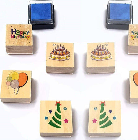 Set 4 Pezzi Timbri Effetto Legno Quadrato Happy Birthday Timbro Timbrini Casa, arredamento e bricolage > Prodotti per Ufficio Trade Shop italia - Napoli, Commerciovirtuoso.it