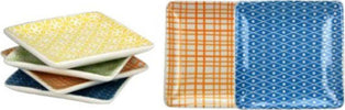 Set 4 Piattini Komaè Decorazione forme geometriche Ard' Time Casa e cucina/Stoviglie/Servizi da tavola/Servizi di piatti Scontolo.net - Potenza, Commerciovirtuoso.it