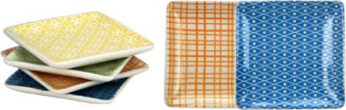 Set 4 Piattini Komaè Decorazione forme geometriche Ard' Time Casa e cucina/Stoviglie/Servizi da tavola/Servizi di piatti Scontolo.net - Potenza, Commerciovirtuoso.it