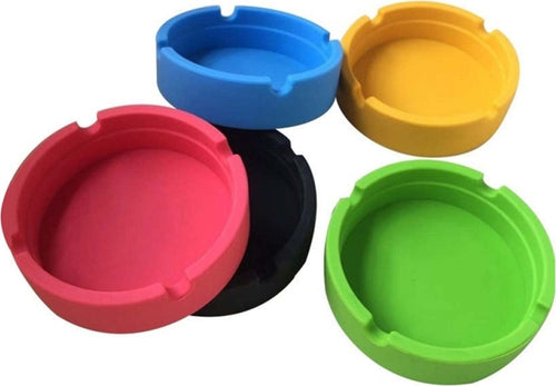 SET 4 POSACENERE TONDO IN PLASTICA COLORATO PORTACENERE POSA CENERE PORTA CENERE Casa e cucina/Decorazioni per interni/Posacenere Trade Shop italia - Napoli, Commerciovirtuoso.it