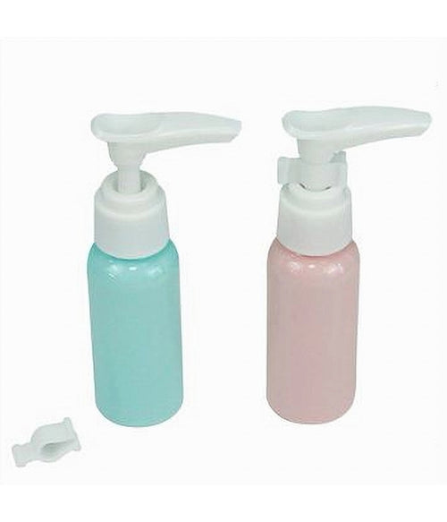 Set 4 Pz Bottiglia Da Viaggio Flacone Vuoto 50ml Con Erogatore Per Lozione 79377