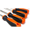 Set 4 Pz Cacciaviti Torx Extra Lunghi Con Punta Magnetica 600 Mm T20 T25 T30 T40