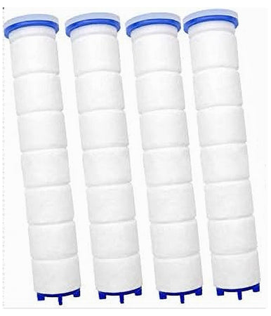 Set 4 Pz Filtro Ricambio Per Doccetta Soffione Doccia Depura Acqua Bagno 87517