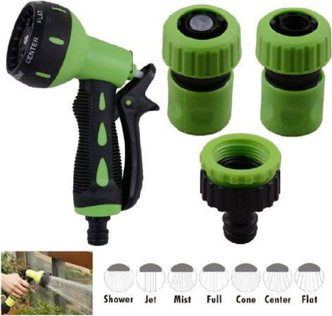 Set 4 Pz Giardino Lancia A Pistola Spruzzo A 7 Getti Con Raccordi Da 1/2? 90018 Giardino e giardinaggio/Attrezzi da giardino e attrezzature per l'irrigazione/Attrezzature per l'irrigazione/Irrigatori Trade Shop italia - Napoli, Commerciovirtuoso.it