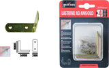 Set 4 Pz Lastrina Lastrine Ad Angolo Forma L 50x20x2mm Con Viti Per Mobili 91218 Fai da te/Ferramenta/Chiodi viti ed elementi di fissaggio/Staffa Trade Shop italia - Napoli, Commerciovirtuoso.it
