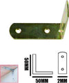 Set 4 Pz Lastrina Lastrine Ad Angolo Forma L 50x20x2mm Con Viti Per Mobili 91218 Fai da te/Ferramenta/Chiodi viti ed elementi di fissaggio/Staffa Trade Shop italia - Napoli, Commerciovirtuoso.it
