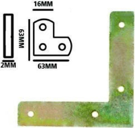 Set 4 Pz Lastrina Lastrine Ad Angolo Forma V 63x16x2mm Con Viti Per Mobili 91228 Fai da te/Ferramenta/Chiodi viti ed elementi di fissaggio/Staffa Trade Shop italia - Napoli, Commerciovirtuoso.it