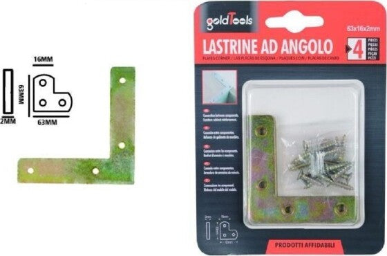 Set-4-Pz-Lastrina-Lastrine-Ad-Angolo-Forma-V-63x16x2mm-Con-Viti-Per-Mobili-91228